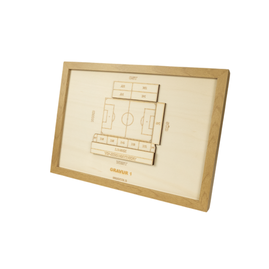 Holzschnitt Stadion Elversberg