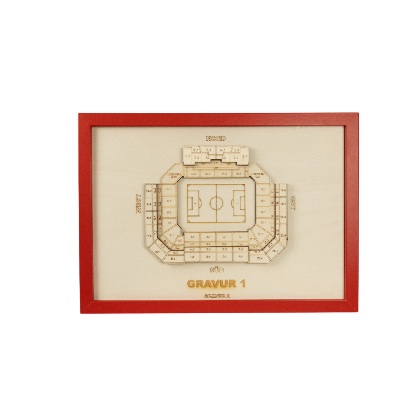 Holzschnitt Stadion Kaiserslautern