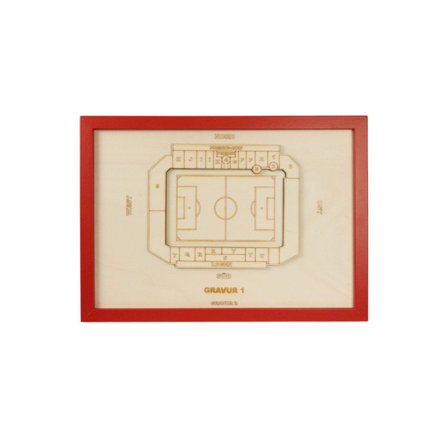 Holzschnitt Stadion Osnabrück