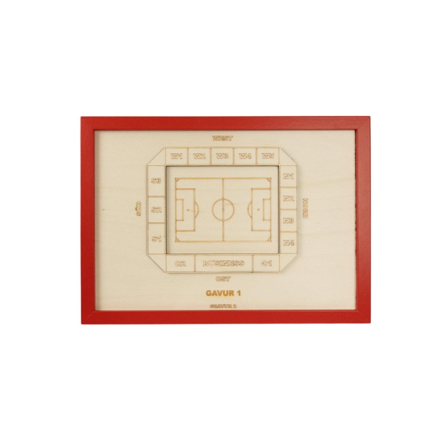 Holzschnitt Stadion Regensburg
