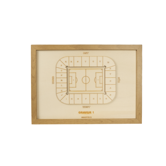 Holzschnitt Stadion Augsburg