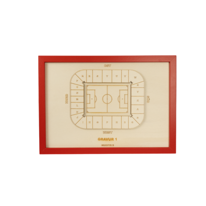 Holzschnitt Stadion Augsburg
