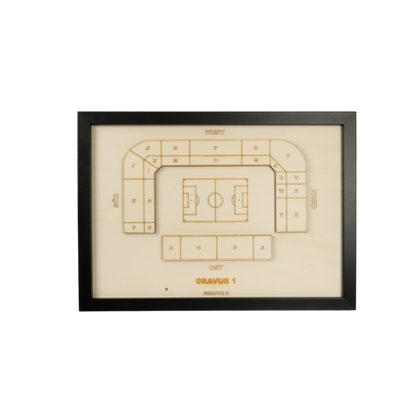 Holzschnitt Stadion Berlin (Union)