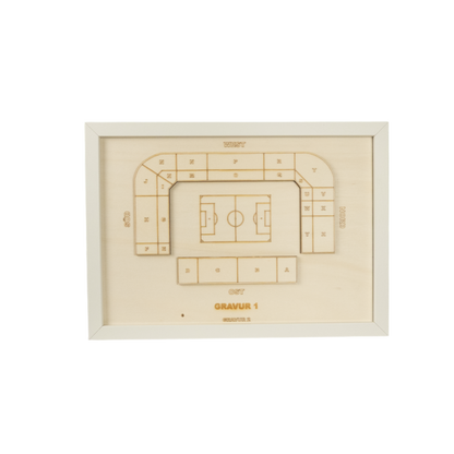 Holzschnitt Stadion Berlin (Union)